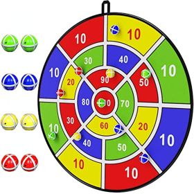 26 Inch Kids Dart Board With 8 Sticky Balls; Boys Toy; Indoor/Sport Outdoor Fun Party Game Toy For 3 4 5 6 7 8 9 10 11 12 Years Old Boys And Girls Bir