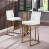 Woker Furniture Bar Stools Set of 2 Counter Height 26" Bar Stools with Back