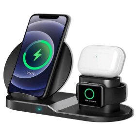 Wireless Charger 3 in 1 10W / 15W Qi Fast Charging Pad Dock Station Travel Chargers for Multiple Devices for iPhones, Android, Galaxy S- Series, Watch Wireless Charger 3 in 1 10W / 15W Qi Fast Charging Pad Dock Station Travel Chargers for Multiple Devices for iPhones, Android, Galaxy S- Series, Watch