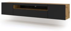 Aura - TV Stand 200 artisan oak / black