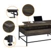 Cliff 39" Brown Lift Top Coffee Table