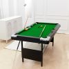 6.3FT Billiard table, 6.3FT game table,billiards, pool table, children's billiard table, children's pool table, family game table, table pool