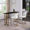 Woker Furniture Bar Stools Set of 2 Counter Height 26" Bar Stools with Back