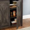 Coffee Bar Cabinet Kitchen Cabinet with Microwave Stand