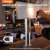 VEVOR Single Faucet Draft Beer Tower Dispenser, Stainless Steel Keg Beer Tower