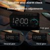 Alarm Clock Sound Dual Alarm Clock Display Speaker FM Radio Call Function Stereo