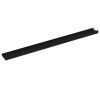 Wall Shelves 2 pcs Black 39.4"x3.5"x1.2"