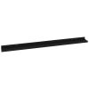 Wall Shelves 2 pcs Black 39.4"x3.5"x1.2"