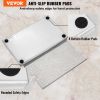 VEVOR Beer Drip Tray, 304 Stainless Steel Kegerator Drip Trays with 4 Non-Slip Rubber Pads and Detachable Cover