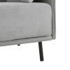 39" Vintage Grey Lounge Chair with Polyester Upholstery, Solid Wood Frame and Steel Legs, Comfortable Accent Seating for Living Room, Bedroom