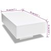 Coffee Table High Gloss White