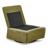 Detachable Green Chenille Single 360 Swivel Rocking Rocker,360 Swivel Sofa Chair & Single Sofa Lounge, Comfortable Seating for Living Room & Bedroom