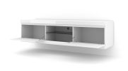 NET 180 TV STAND / 70,87 in white matt / white gloss