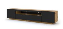 Aura - TV Stand 200 artisan oak / black