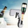 Champagne Spray Opener; Wine Opener Spray; Bubbly Blaster Champagne Opener for Bottles Beer Ejectorfor Party; Wedding; Bachelor; Birthday (Sliver)