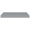 Floating Wall Shelf Gray 23.6"x9.3"x1.5" MDF