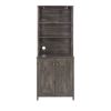 Coffee Bar Cabinet Kitchen Cabinet with Microwave Stand