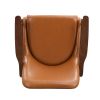 29.2'' Mid-Century Faux Leather Accent Chair with Cushioned Seat, Solid Wood Frame, and Brass-Tipped Legs ‚Äì Perfect for Living Room, Bedroom