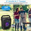 Portable Wireless Party Speaker with Disco Lighting