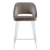 Bar Chair.Dining Chair.Stylish and Comfortable Velvet Bar Stool.with High-Density Foam Chair,Durable Electroplated Metal Legs