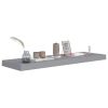 Floating Wall Shelves 2 pcs Gray 31.5"x9.3"x1.5" MDF