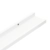 Picture Frame Ledge Shelves 2 pcs White 23.6"x3.5"x1.2" MDF