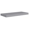 Floating Wall Shelf Gray 23.6"x9.3"x1.5" MDF