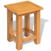 End Tables 2 pcs 10.6"x9.5"x14.6" Solid Oak Wood