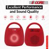 5 Core Bluetooth Speaker Wireless Outdoor Speakers Portable Waterproof Loud Small Blue Tooth USB Bocinas for Patio Pool Party Beach Home Travel - BLUE