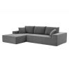 Sectional Couch corduroy Covers 2 pcs L Shape Sectional Sofa Couches for Living Room, Bedroom, Salon, 2 PC Free Combination,
Grey.