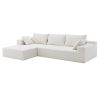 109*68" Modular Sectional Living Room Sofa Set, Modern Minimalist Style Couch, Upholstered Sleeper Sofa for Living Room, Bedroom, Salon