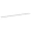 Wall Shelves 4 pcs White 31.5"x3.5"x1.2"