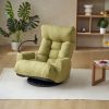 Adjustable head and waist, game chair, lounge chair in the living room, 360 degree rotatable sofa chair,Rotatable seat Leisure Chair deck chair