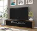 Aura - TV Stand 200 artisan oak / black