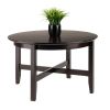 Toby Round Coffee Table; Espresso