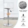 Modern minimalist bar chairs and bar stools. Can rotate 360 ¬∞ and adjust lifting. PET backrest and PU seats. Set of 2. Suitable for bars, restaurants