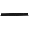 Wall Shelves 2 pcs Black 39.4"x3.5"x1.2"