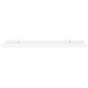 Picture Frame Ledge Shelves 2 pcs White 23.6"x3.5"x1.2" MDF