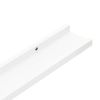 Wall Shelves 4 pcs White 31.5"x3.5"x1.2"