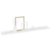 Wall Shelves 4 pcs White 31.5"x3.5"x1.2"