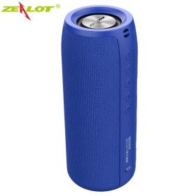 Powerful Bluetooth Speaker Bass Wireless Portable Subwoofer Waterproof Sound Box Support TF; TWS; USB Flash Drive (Color: S51-Blue, Ships From: China)