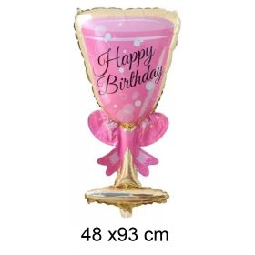 Big Helium Balloon Champagne Goblet Balloon Wedding Birthday Party Decorations Adult Kids Ballons Globos Event Party Supplies (Ballon Size: Other, Color: Birthday cup)