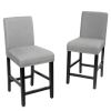 25 Inch Kitchen Chairs with Rubber Wood Legs