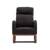 COOLMORE Rocking Chair, Modern Glider Chair, Recliner Armchair with Wood Legs and Side Pocket